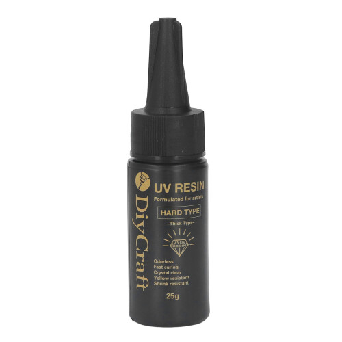 (25g Thick Unscented Version) UV Resin Odorless Transparent Fast Curing 25g Clear Casting 1