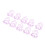 100pcs Mini Purple Radish Paper Clips Office 2