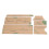 6PCS Acrylic Template DIY Wallet Pattern Handmade Mold Card Bag 4
