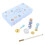 (Blue) Wax Sealing Stamp Kit Clear Pattern DIY for Invitations Green 4