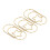 (Gold) 40Pcs Star Paperclips Rustproof Coating Multi Purpose Cute Gold 3