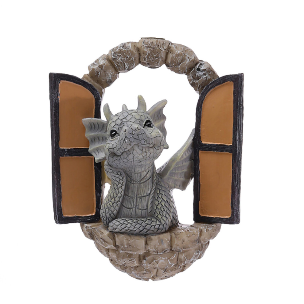 (W110) Dinosaur Figurine Resin Cute Decorative Art Statue Compact W110-image-OPC-PMFQN66-NEW