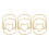 (Gold) 40Pcs Star Paperclips Rustproof Coating Multi Purpose Cute Gold 2