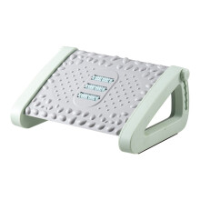(Green) Foot Step Stool Massage Roller Plastic Foot Rest Under Desk Green