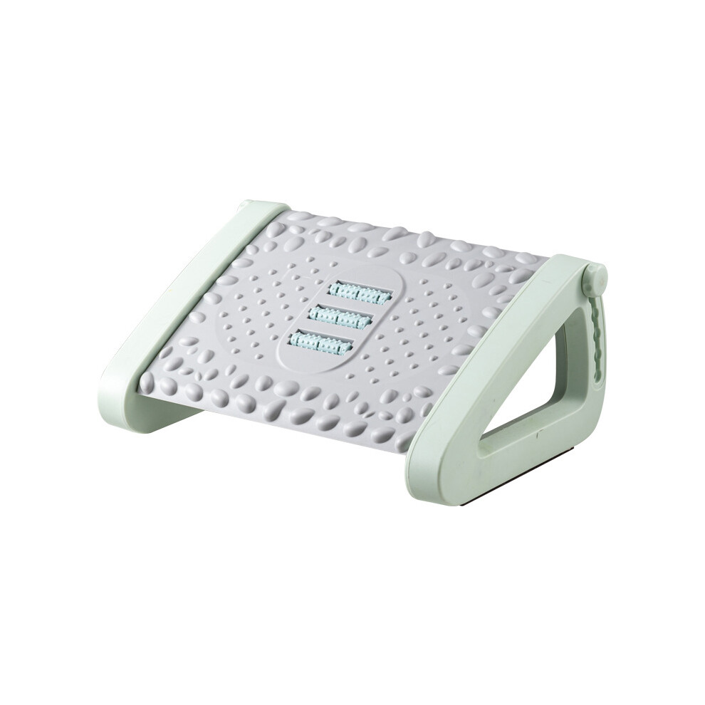 (Green) Foot Step Stool Massage Roller Plastic Foot Rest Under Desk Green-image-OPC-PMFQN7X-NEW