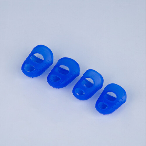 10 Pcs Guitar Fingertip Protector Silicone 2.4x2.4x2.8cm Comfortable 2