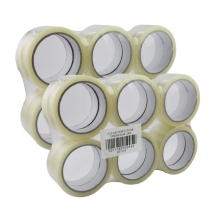12 X Clear Sticky Tape 24mm x 66m