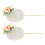 Wedding Cake Toppers Round Exquisite Safe Cake Inserts 5