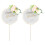 Wedding Cake Toppers Round Exquisite Safe Cake Inserts 2