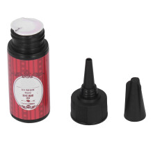 (Red) 25g UV Glue Non Toxic Fast Curing Blue