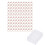 (Rings Shape) 100Pcs Gold Planner Clips Anti-Rust Electroplating Quadrilateral 1