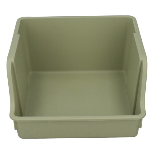 (Green) Desktop Book Rack PP Handle U-Shaped Large Capacity Green