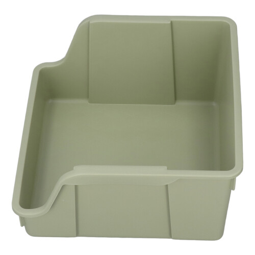 (Green) Desktop Book Rack PP Handle U-Shaped Large Capacity Green 1