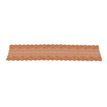 (Creamy Tomato Brown) 10 Yards Lace Fabric 18.5cm Wide DIY Mesh Nylon Ribbon Seaside Blue