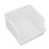 (White) Desktop Book Rack PP Handle U-Shaped Large Capacity Green 5
