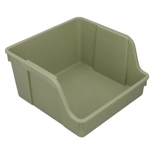 (Green) Desktop Book Rack PP Handle U-Shaped Large Capacity Green 2