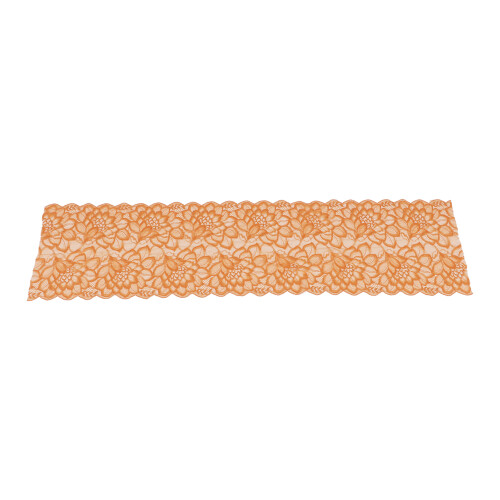 Lace Fabric Light Brown 10 Yds 23cm Stretch Trim 2
