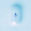 (Blue) Roller Stamp Hat Pulling Type Confidential Wear Resistant ABS Blue 2