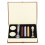 (Gold Set) Wax Seal Stamp Kit Gold Clear Pattern Wide Application 5