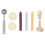 (Gold Set) Wax Seal Stamp Kit Gold Clear Pattern Wide Application 2