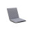 (Stripe Colour) Foldable Single Sofa 6 Level Adjustable Balcony Window Green 1
