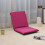 (Rose Red) Foldable Single Sofa 6 Level Adjustable Balcony Window Green 2