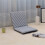 (Stripe Colour) Foldable Single Sofa 6 Level Adjustable Balcony Window Green 2
