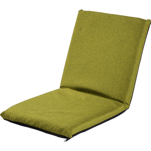 (Fruit Green) Foldable Single Sofa 6 Level Adjustable Balcony Window Green