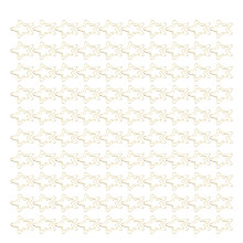 (Star) 100Pcs Gold Paper Clips Durable Rustproof Metal Cute Office Clips