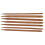 7pcs Bamboo Crochet Hooks Ergonomic Handle Set 5