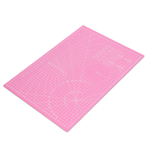Self Healing Cutting Mat 45x30cm Pink 3 Layer Double Sided Craft Pad 2