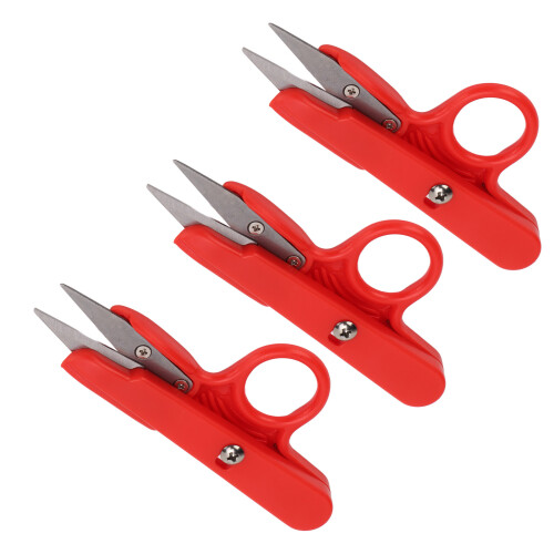 3Pcs Stainless Steel Thread Snips Fabric Scissors Sewing Supplies 1