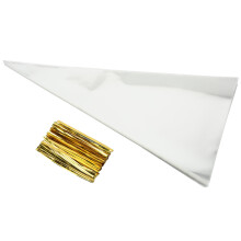 300Pcs Pastry Bags BPA Free Nontoxic LDPE Anti Burst Piping Bags