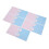 5PCS Self Adhesive Water Bottle Labels Blue Pink 4