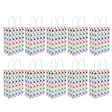 10Pcs Star Gift Bags Paper Durable Bright Colors