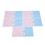5PCS Self Adhesive Water Bottle Labels Blue Pink 2