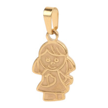 Girl Necklace Durable Metal Cute Design Kids Gift