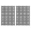 2 Pcs Embossing Folders Template DIY Paper Craft Plastic Bump Print 1