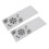 2Pcs Embossing Template Cute Patterns Relief DIY Craft for Cards 2