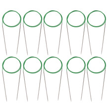 10pcs Circular Knitting Needle 100cm 39in Stainless Steel Set