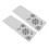 2Pcs Embossing Template Cute Patterns Relief DIY Craft for Cards 4