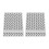 2Pcs Plastic Embossing Folder Clear Concave Convex DIY Craft Template 4