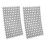 2 Pcs Embossing Folders Template DIY Paper Craft Plastic Bump Print 4