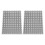 2 Pcs Embossing Folders Template DIY Paper Craft Plastic Bump Print 5