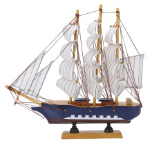 Model Ship Mediterranean Pinewood Durable Vibrant Colors