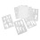 12Pcs A4 Paint Stencils Characters Animals Plants Safe Durable 5