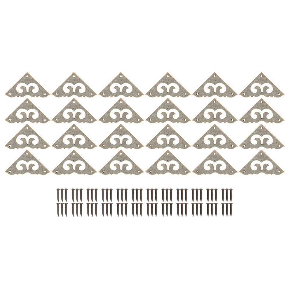 24pcs Corner Protector 3cm Brass Furniture Edge Protection