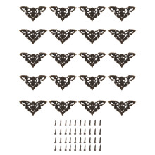 20Pcs Corner Protector Zinc Alloy Retro Elegance Cabinet Protection