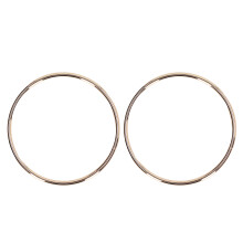 (Light Gold) 2PCS Round Bag Handles DIY High Hardness Light Gold
