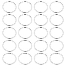 20pcs Metal Rings Iron O Buckle DIY Belt Handbag Hardware